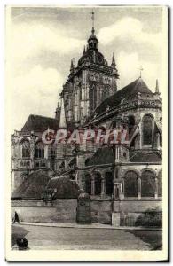 Old Postcard Argentan Apse of L & # 39Eglise St Germain