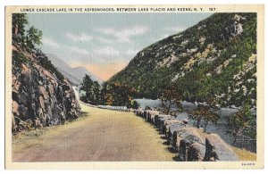 Lower Cascade Lake in the Adirondacks between Lake Placid & Keene, N.Y. unused