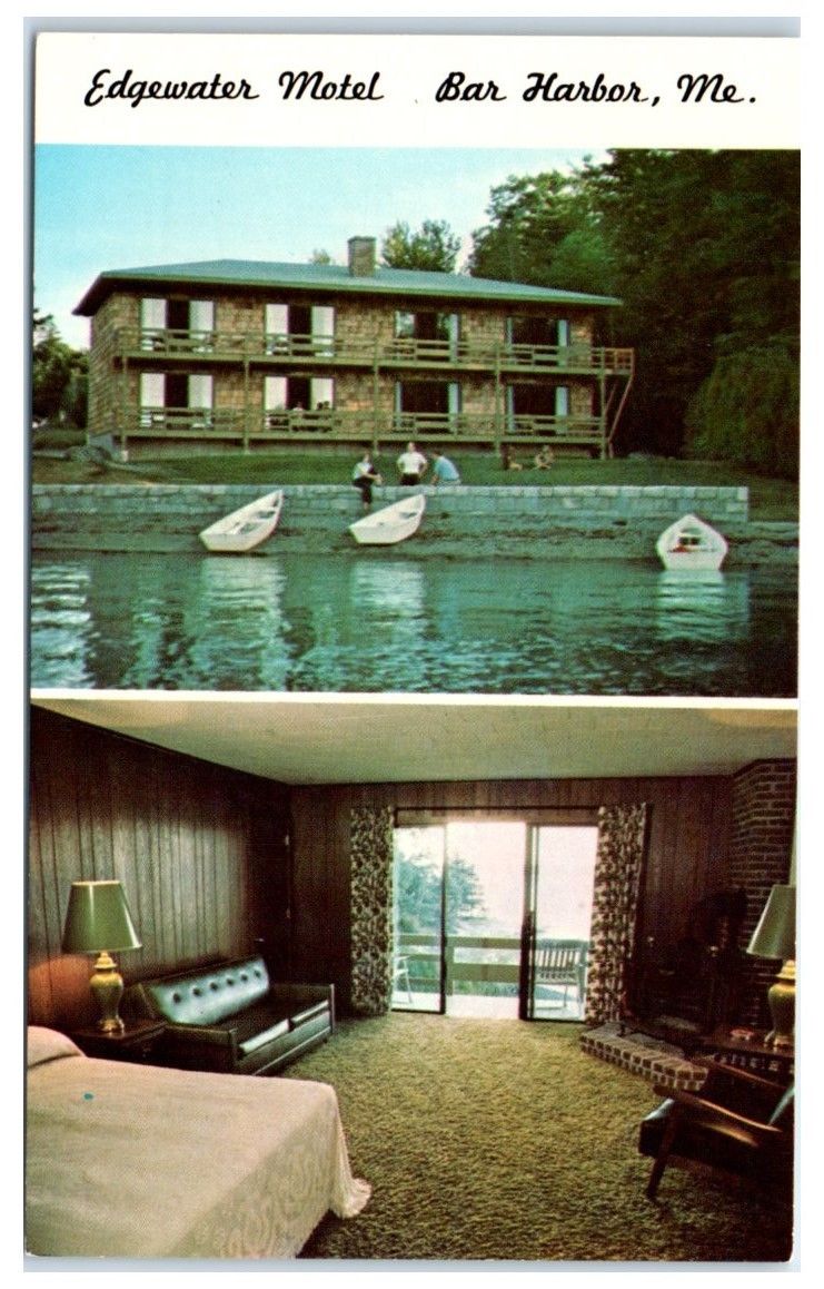 Edgewater Motel And Cottages On Frenchman Bay Bar Harbor Maine