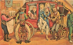 Cowboy Stagecoach Lady Lucky Casino Downtown Las Vegas Nevada Postcard 10495