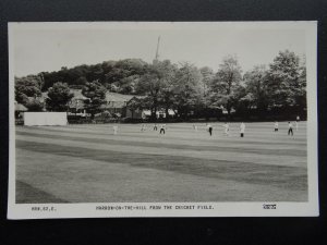 London HARROW ON THE HILL The Cricket Field - Old RP Postcard by Frith