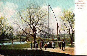 Iowa Davenport Scene In Central Park