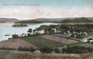 Postcard Luss from Stone Hill Loch Lomond U.K.