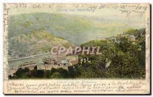 Old Postcard Gruss aus Heidelberg Ansicht von der Molkenkurn