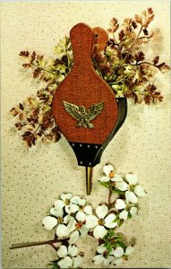 Vtg Advertising Postcard National Handcraft Institute MCM Bellows Bouquet UNP