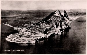 Gibraltar The Rock Of Gibraltar Vintage RPPC 09.82