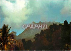 Postcard Modern Guadeloupe La Soufriere to Gourbeyre