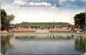 Illinois Chicago Garfield Park New Pavilion and Water Court 1908