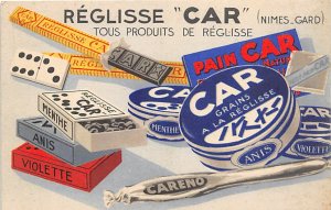 Reglisse Car Advertising Unused 