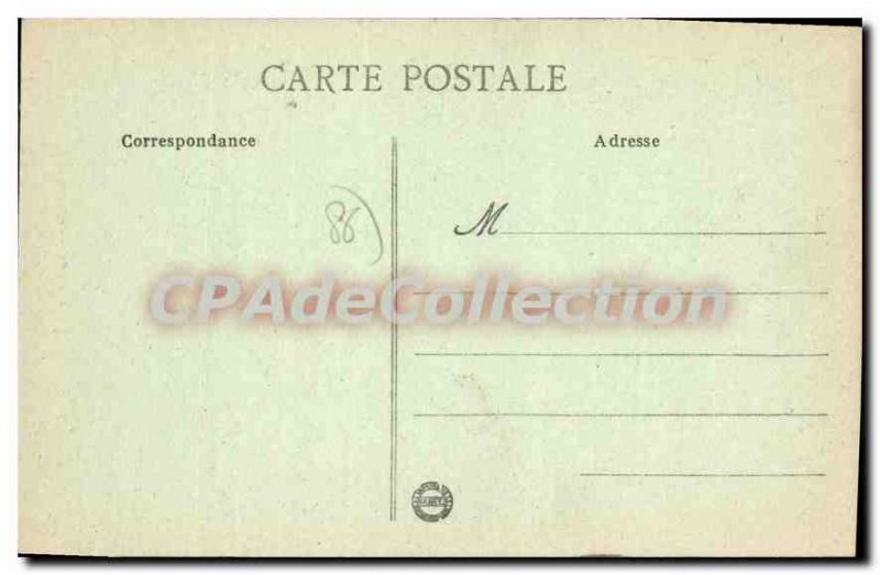 Old Postcard Poitiers Hotel De La Prevot