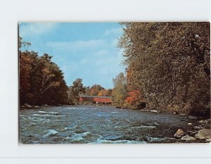 Postcard - The Housatonic River, Route 7 - West Cornwall, Connecticut