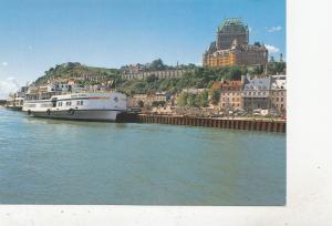 BF28045 quebec le cap diamant le chateau frontenac ship  canada front/back image