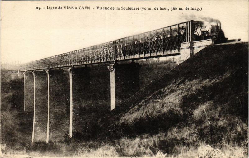 CPA Ligne de VIRE a CAEN - Le Viaduc de la Souleuvre (422318)