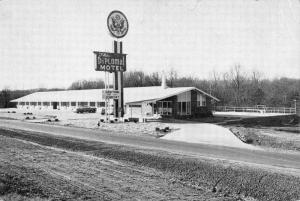 Greensboro North Carolina Diplomat Motel Street View Vintage Postcard K55008