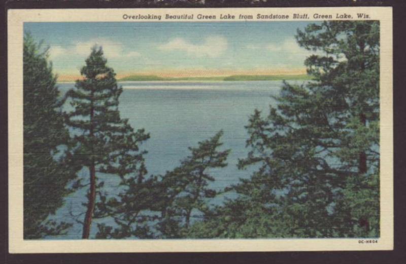 Green Lake,Green Lake,WI Postcard 