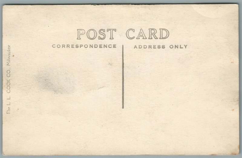 POSTVILLE IA HOSPITAL ANTIQUE REAL PHOTO POSTCARD RPPC