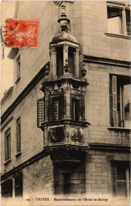 CPA TROYES - Encorbellement de l'Hotel de Marisy (71738)