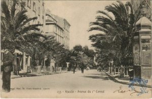 CPA Ajaccio Avenue du 1er Consul CORSICA (1077469)