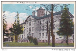 The College , WOODSTOCK , Ontario , Canada , 1910-20s