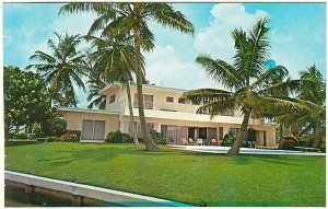 Home Of Louis Dom, Fort Lauderdale, Florida, Vintage Chrome Postcard