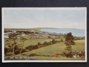 Ireland WICKLOW Bray from Bray Head c1929 by Valentine's 207256