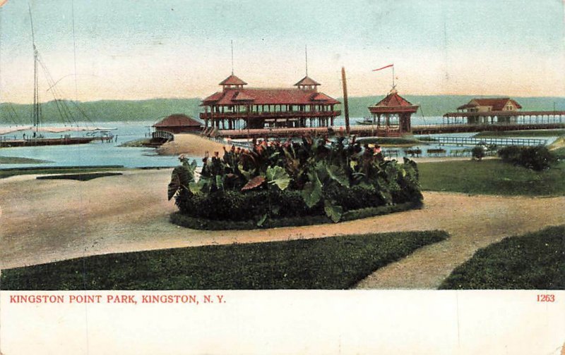 Kingston Point Park  Kingston NY UDB Bosselman VTG P125