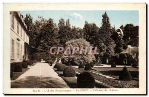 Plancy - Chateau Terrace - Old Postcard