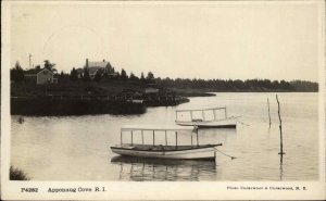 Warwick Rhode Island RI Apponaug Cove c1910s Real Photo Postcard