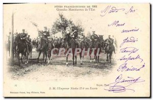 Old Postcard Fetes Franco Russians From 1901 Large l4est Laborers HM empreur ...