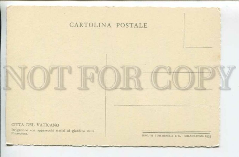 439808 Vatican City Picture gallery 1934 year postcard