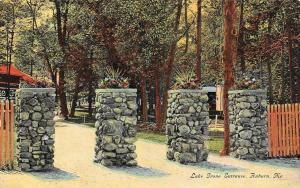 AUBURN, ME Maine  LAKE GROVE ENTRANCE  Recreational Park  c1910's Postcard