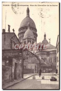 Old Postcard Old Paris Montmartre Rue du Chevalier de la Barre