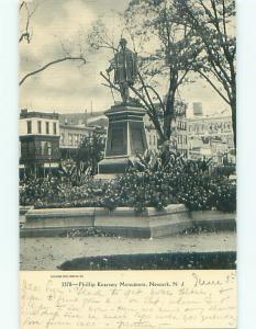 Pre-1907 BUILDINGS BY PHILLIP KEARNEY MONUMENT Newark New Jersey NJ Q2456