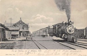 Alliance Nebraska Train Station Vintage Postcard AA43053