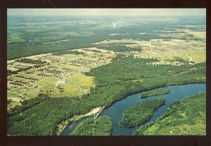 Camp Drum, New York/NY Postcard, Aerial View Of Cantonement Area, US Army