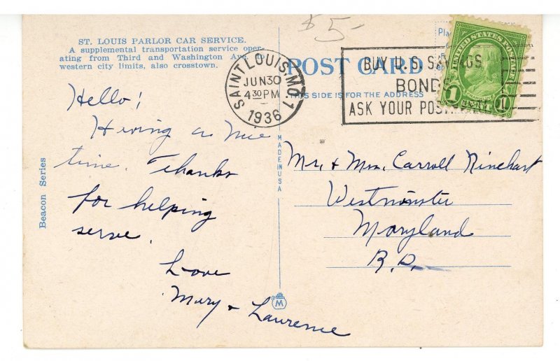 MO - St. Louis. Peoples Motorbus Company