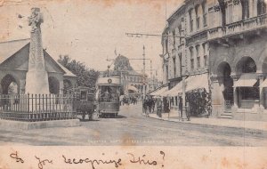 TAUNTON SOMERSET ENGLAND~NORTH STREET AND BURMAH CROSSING~1903 PHOTO POSTCARD