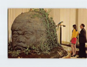 Postcard Eight-Foot-High-Head, National Geographic Museum, Washington, D. C.