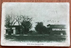 RPPC? Espanola NM Street Scene FWD to England PM 9/16/1911 Territorial LB