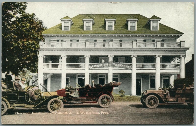 BERNARDSVILLE NJ CLAREMONT HOTEL ANTIQUE POSTCARD