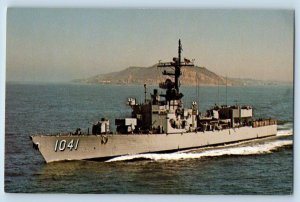 San Francisco California CA Postcard USS Bradley FF-1041 USN World War I c1960