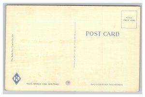 Vintage 1940's Postcard The First Quarter Churchill Downs Louisville Kentucky