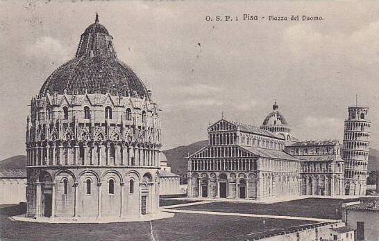 Italy Pisa Piazza del Duomo 1925