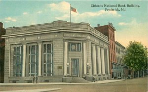 Frederick Maryland Citizens National Bank Building Teich Postcard 21-12929