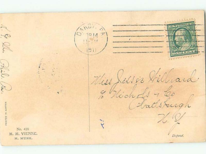 Pre-Linen Easter CUTE BUNNY RABBITS AB3461