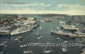 The Harbour Victoria British Columbia, Canada 1920 Missing Stamp 