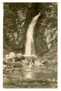 VT - Fairlee. Lake Morey, Glen Falls    RPPC