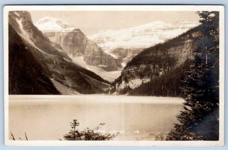 BYRON HARMON RPPC #118 LAKE LOUISE ALONG THE CANADIAN PACIFIC RAILWAY LINE