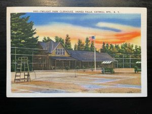 Vintage Postcard 1930-1945 Twilight Park Clubhouse Haines Falls Catskill Mts. N.