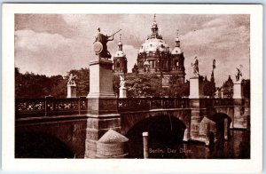 c1930s Berlin, Germany Der Dom Schlossbrucke River Bridge Palace Cathedral A323